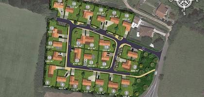 Terrain seul à Seyresse en Landes (40) de 619 m² à vendre au prix de 90500€