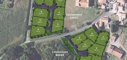 Terrain seul à Rivière-Saas-et-Gourby en Landes (40) de 801 m² à vendre au prix de 124000€