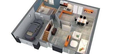 Programme terrain + maison à Dijon en Côte-d'Or (21) de 327 m² à vendre au prix de 336300€ - 3