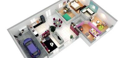 Programme terrain + maison à Dijon en Côte-d'Or (21) de 411 m² à vendre au prix de 362000€ - 3