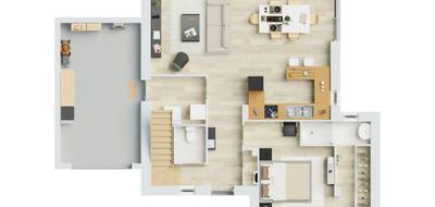 Programme terrain + maison à Chieulles en Moselle (57) de 95 m² à vendre au prix de 352207€ - 4