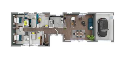 Programme terrain + maison à Besançon en Doubs (25) de 111 m² à vendre au prix de 351100€ - 3