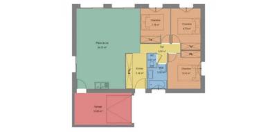 Programme terrain + maison à Brest en Finistère (29) de 73 m² à vendre au prix de 256623€ - 4