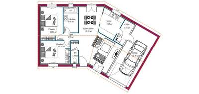 Programme terrain + maison à Bordeaux en Gironde (33) de 100 m² à vendre au prix de 344291€ - 4