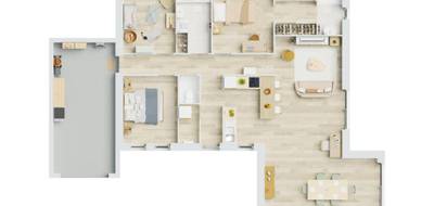 Programme terrain + maison à Chieulles en Moselle (57) de 100 m² à vendre au prix de 361254€ - 4