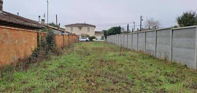 Terrain seul à Bordeaux en Gironde (33) de 382 m² à vendre au prix de 330000€ - 2