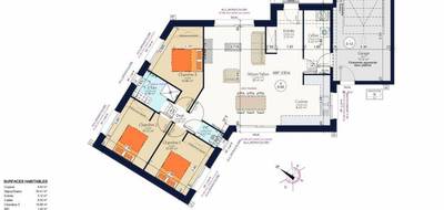 Programme terrain + maison à Angers en Maine-et-Loire (49) de 108 m² à vendre au prix de 367900€ - 2