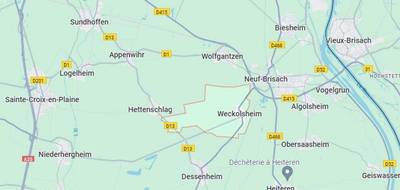 Terrain seul à Weckolsheim en Haut-Rhin (68) de 559 m² à vendre au prix de 74500€ - 2