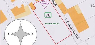 Terrain seul à Pompaire en Deux-Sèvres (79) de 460 m² à vendre au prix de 13000€ - 2