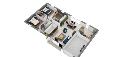 Programme terrain + maison à Roiffé en Vienne (86) de 970 m² à vendre au prix de 165006€ - 3