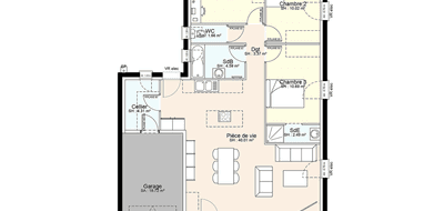 Programme terrain + maison à Saint-Julien-l'Ars en Vienne (86) de 450 m² à vendre au prix de 202829€ - 3