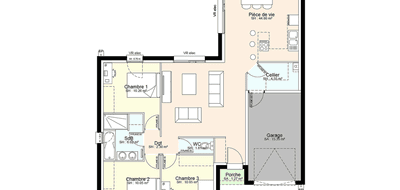 Programme terrain + maison à Saint-Julien-l'Ars en Vienne (86) de 450 m² à vendre au prix de 206942€ - 3