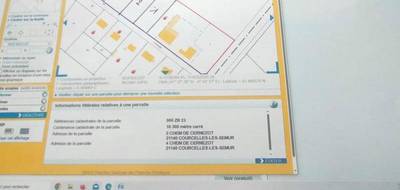 Terrain seul à Courcelles-lès-Semur en Côte-d'Or (21) de 1571 m² à vendre au prix de 35000€ - 1
