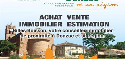 Terrain seul à Donzac en Tarn-et-Garonne (82) de 1060 m² à vendre au prix de 24000€ - 1