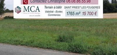 Terrain seul à La Coquille en Dordogne (24) de 1765 m² à vendre au prix de 15700€