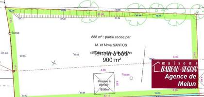 Terrain seul à Soignolles-en-Brie en Seine-et-Marne (77) de 900 m² à vendre au prix de 177000€