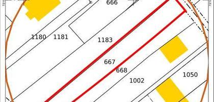 Terrain seul à Chappes en Aube (10) de 660 m² à vendre au prix de 20000€