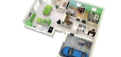 Programme terrain + maison à Oyeu en Isère (38) de 960 m² à vendre au prix de 427039€ - 4