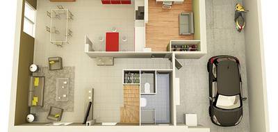 Programme terrain + maison à Chassignieu en Isère (38) de 985 m² à vendre au prix de 321888€ - 3
