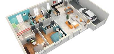 Programme terrain + maison à Rignieux-le-Franc en Ain (01) de 400 m² à vendre au prix de 312525€ - 2