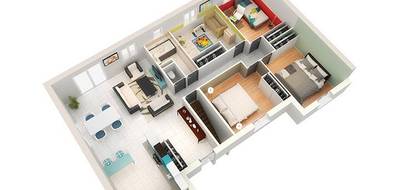 Programme terrain + maison à Saint-Nicolas-de-Macherin en Isère (38) de 879 m² à vendre au prix de 378032€ - 3