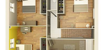 Programme terrain + maison à Chassignieu en Isère (38) de 985 m² à vendre au prix de 321888€ - 4