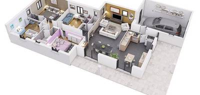 Programme terrain + maison à Rovon en Isère (38) de 1145 m² à vendre au prix de 337463€ - 2