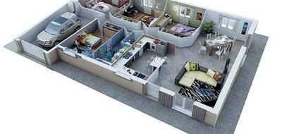 Programme terrain + maison à Saint-Chef en Isère (38) de 712 m² à vendre au prix de 309560€ - 2