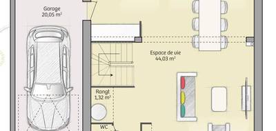 Programme terrain + maison à Dormelles en Seine-et-Marne (77) de 91 m² à vendre au prix de 236757€ - 4