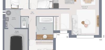 Programme terrain + maison à Anisy en Calvados (14) de 85 m² à vendre au prix de 309042€ - 4