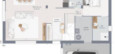 Programme terrain + maison à Bouglainval en Eure-et-Loir (28) de 125 m² à vendre au prix de 338739€ - 4