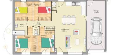 Programme terrain + maison à Vironvay en Eure (27) de 92 m² à vendre au prix de 203000€ - 4