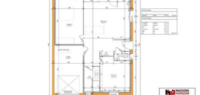 Programme terrain + maison à Pommérieux en Moselle (57) de 65 m² à vendre au prix de 259999€ - 3