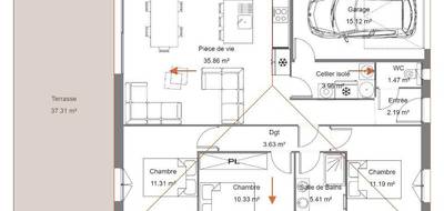 Programme terrain + maison à Boutenac en Aude (11) de 85 m² à vendre au prix de 180000€ - 3