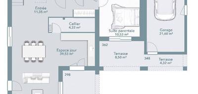 Programme terrain + maison à Quissac en Gard (30) de 110 m² à vendre au prix de 422000€ - 4