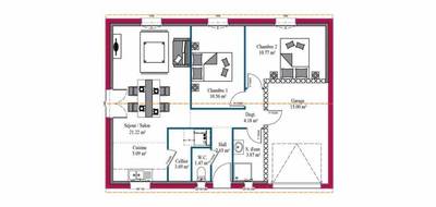 Programme terrain + maison à Pisany en Charente-Maritime (17) de 63 m² à vendre au prix de 179600€ - 4