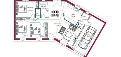 Programme terrain + maison à Marsac-sur-l'Isle en Dordogne (24) de 69 m² à vendre au prix de 239636€ - 4