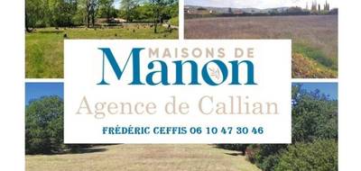 Terrain seul à Montauroux en Var (83) de 520 m² à vendre au prix de 233000€ - 1