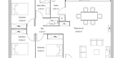 Programme terrain + maison à Péguilhan en Haute-Garonne (31) de 85 m² à vendre au prix de 182800€ - 4