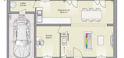 Programme terrain + maison à Pontarmé en Oise (60) de 90 m² à vendre au prix de 299500€ - 4