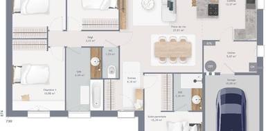 Programme terrain + maison à Cuy-Saint-Fiacre en Seine-Maritime (76) de 105 m² à vendre au prix de 239870€ - 4