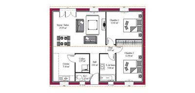 Programme terrain + maison à Trémolat en Dordogne (24) de 69 m² à vendre au prix de 172020€ - 2