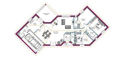 Programme terrain + maison à Eyrans en Gironde (33) de 114 m² à vendre au prix de 275680€ - 4