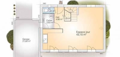 Programme terrain + maison à Lauret en Hérault (34) de 110 m² à vendre au prix de 432400€ - 4
