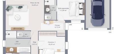 Programme terrain + maison à Chenay en Marne (51) de 106 m² à vendre au prix de 414000€ - 4