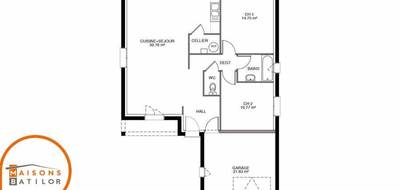 Programme terrain + maison à Wittelsheim en Haut-Rhin (68) de 108 m² à vendre au prix de 273270€ - 4