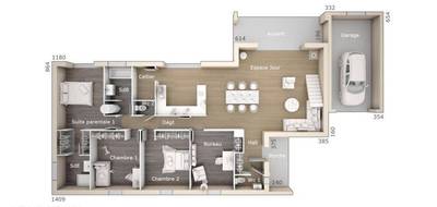 Programme terrain + maison à Mas-de-Londres en Hérault (34) de 130 m² à vendre au prix de 436300€ - 2