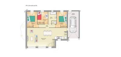 Programme terrain + maison à Saint-Ouen-du-Tilleul en Eure (27) de 90 m² à vendre au prix de 261500€ - 4