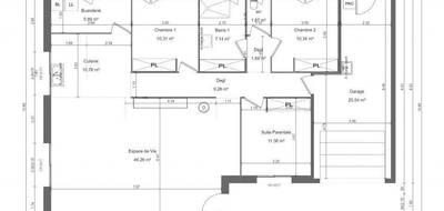 Programme terrain + maison à Asnelles en Calvados (14) de 110 m² à vendre au prix de 233900€ - 3