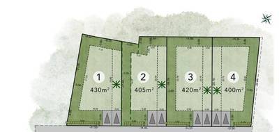 Terrain seul à Paulhan en Hérault (34) de 405 m² à vendre au prix de 109900€ - 2